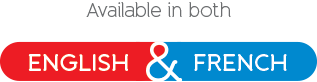 Available in both English & French