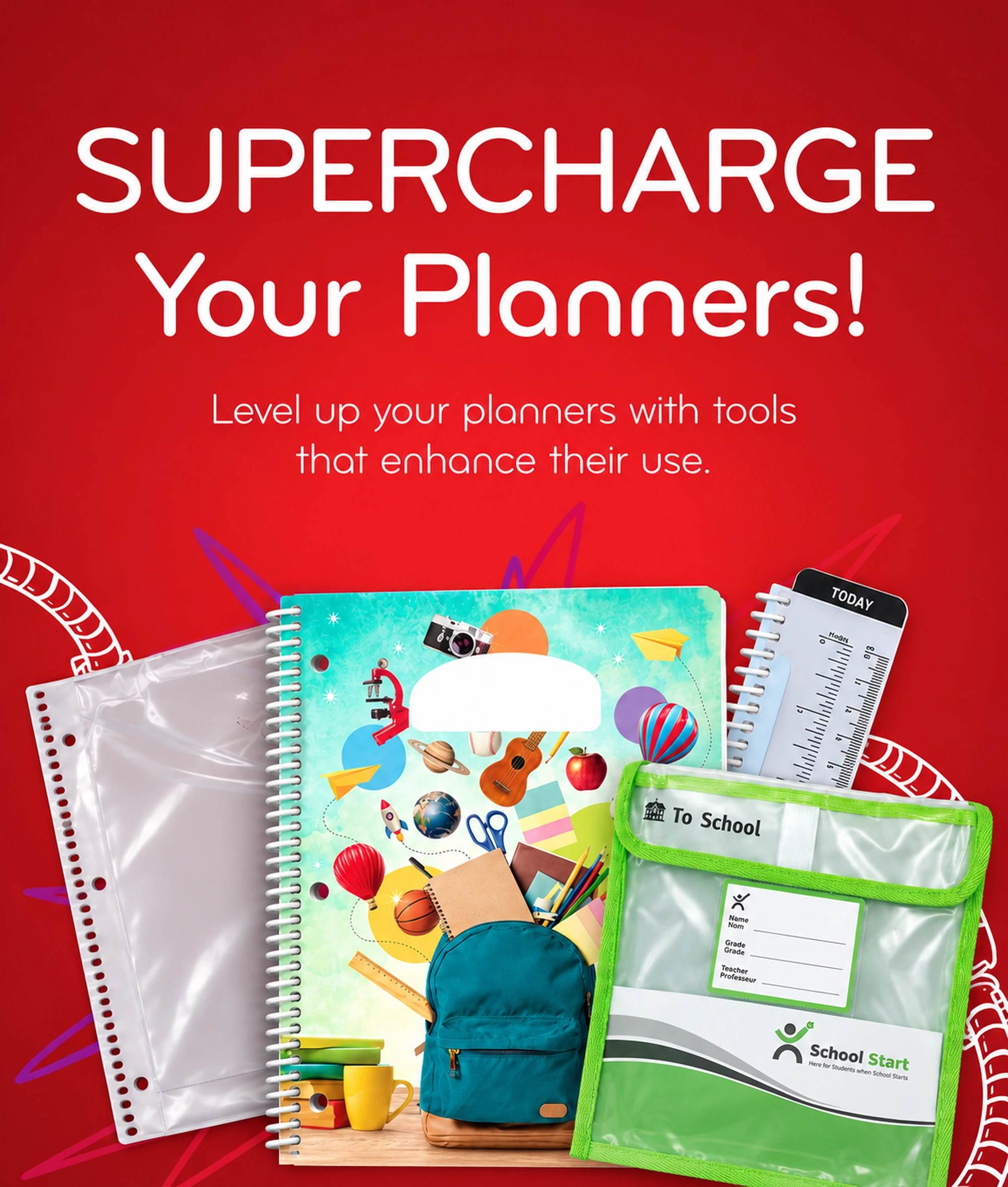 SUPERCHARGE Your Planners! Level up your planners with tools that enhance their use.