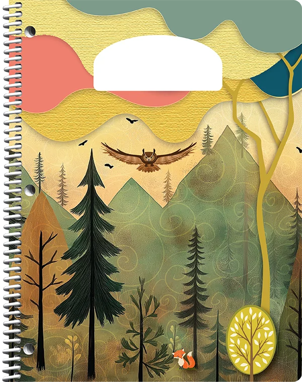 First Class Planners Standard front cover - Forest