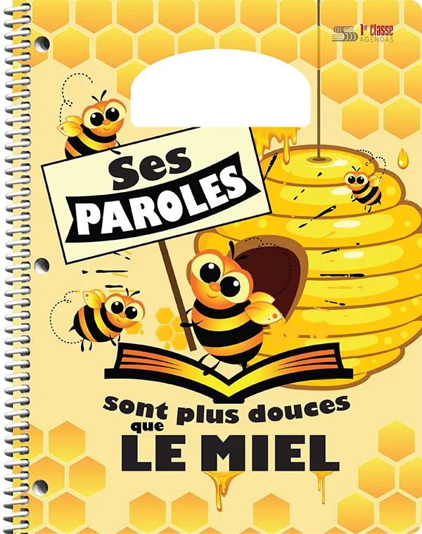 First Class Planners French front cover - Plus doux que le miel